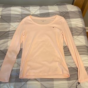 Light pink long sleeve T-shirt